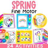 Spring Fine Motor Activities for Preschool PreK Kindergart