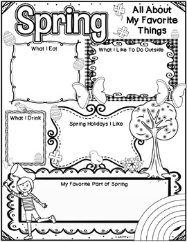 Spring Activities Freebie, Writing Activity, Reflection by Cathy Ruth