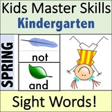 Spring Sight Words - Hands-On Activities (100 Sight Words)