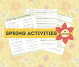 Spring Activities Lesson Plans