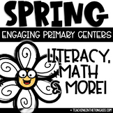 April Activities Spring Centers Reading Math Craft Bunny Writing