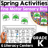 Spring Activities - Sensory Bin Literacy Centers for April