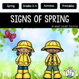 First Day of Spring Worksheets Reading Comprehension Passa