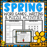 Spring Activities | Word Games | Puzzles | Writing Prompts