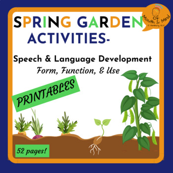 Preview of Spring Activities for Language Development