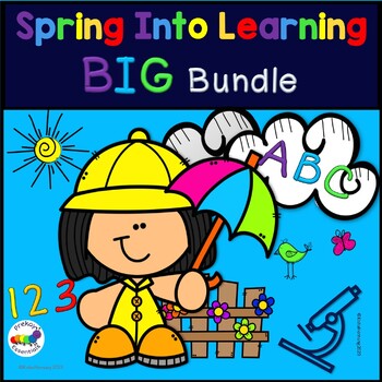 Preview of Spring Activities with Preschoolers Bundle