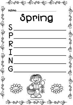 Spring Acrostic Poems - Spring Writing Activity by The Froggy Factory