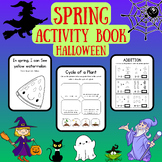 Spring Activity Book,Halloween Math Art words Science subj