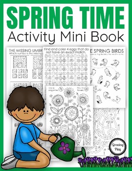 Spring Activity Book for Kids Ages 8-12: A Fun Spring Coloring Pages,  Mazes, Sudoku Puzzles, Word Search, Games Activities Book for Kids (Age  8-9-10-1 (Paperback)