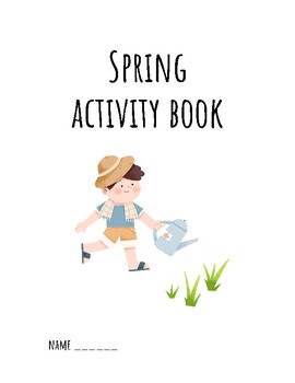 Preview of Spring Activity Book for Kids