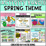 Spring Activity Bundle - Writing, Math, Literacy & Crafts 