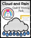 Spring Activity - Cloud and Rain Name Craft - Weather and 