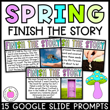 Preview of Spring Activity | Finish the Story Narrative Writing Prompts