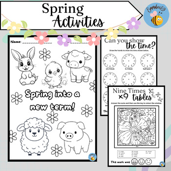 Preview of Spring Activity Pack