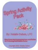 Spring Activity Pack for Pre-K and K