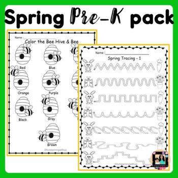 Preview of Spring Activity Pack for Preschool & Kindergarten | Insects Bugs Ladybug & Ants