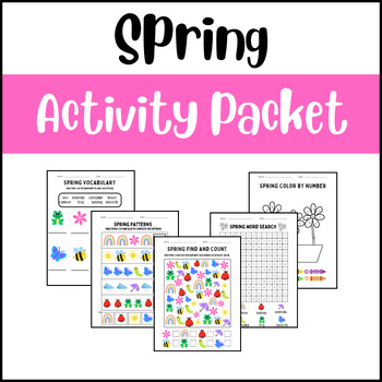 Preview of Spring Activity Packet