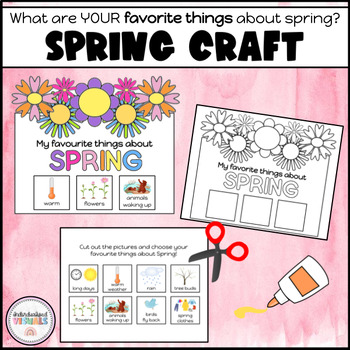 Spring Adapted Book for Special Education - Characteristics of Spring Craft