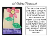 Spring Addition. Addition Flower Craftivity