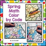 Spring Addition Color by Code Puzzles - Counting Dots