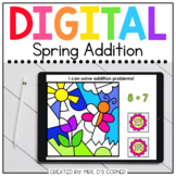 Spring Addition Flower Digital Activity | Distance Learning