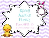 Spring Addition Fluency