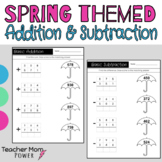Spring Addition & Subtraction (Basic Facts, without Regrou
