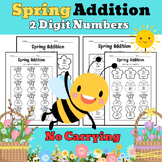 Spring Addition Two Digit Numbers (No Carrying)