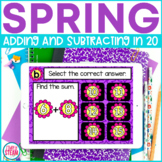 Spring Addition and Subtraction Math Games