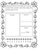 Spring Addition and Subtraction Story Problems, Kindergart