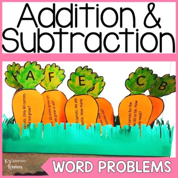 Preview of Spring Addition and Subtraction Word Problems