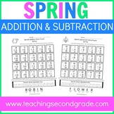 Spring Addition and Subtraction Within 20 Worksheets Crack