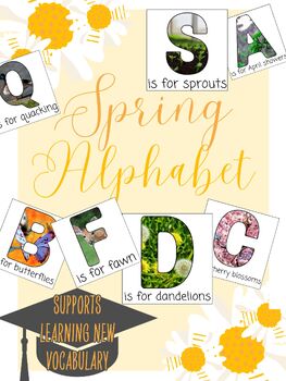 Preview of Spring Alphabet