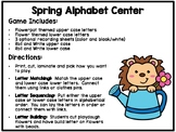 Spring Alphabet Center
