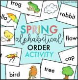 Spring Alphabetical Order Activity and Center