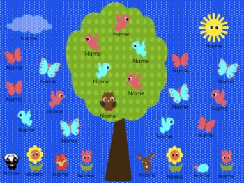 Preview of Spring Animal Attendance - SMARTBoard
