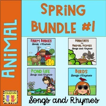 Preview of Farm Babies, Birds, Pond, Habitats + Animal Homes, Circle Time Songs and Rhymes