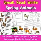 Spring Animal Life Cycle Reading, Speaking, Writing