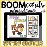 Spring Animals Adapted Book - Boom Cards
