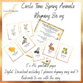 Spring Animals Circle Time Rhyming Song Activity Game, Pre