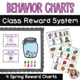Spring April Classroom Behavior Management Incentive Charts
