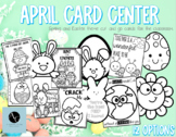 Spring/ April Themed Card Center- 12 Options!
