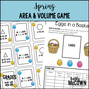 Preview of Spring Area & Volume Game