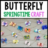Spring Art - Coffee Filter Butterfly Craft - Reading Compr