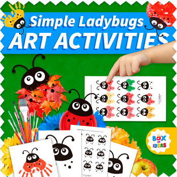 Preview of Spring Art Crafts for Pre-K Preschool and Kindergarten Ladybugs Classroom Decor