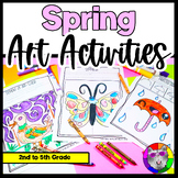 Spring Art Lesson Activity Booklet, Spring Art Activities,