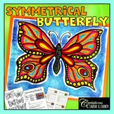 Spring : Symmetrical Butterfly ! Math , Art Lesson Plan