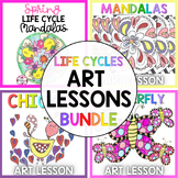 Spring Art Lifecycle and Spring Craft Activities Bundle