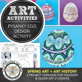 Spring Art Project: Pysanky Egg Art Lesson, Activity, Demo