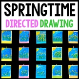 Spring Art - Spring Flowers Directed Drawing - Reading Com